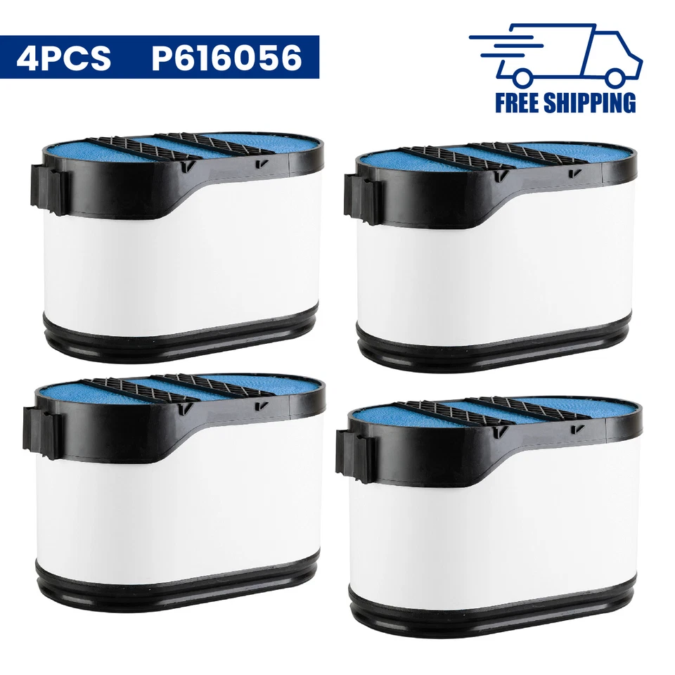 4PCS Engine Air Filters For Kenworth T400 T800 T660 T680 Filters LAF6116 P616056 - Image 1 of 4