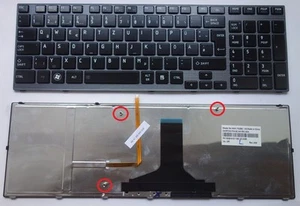Clavier Toshiba Qosmio X770-11Z X770-01J X775 X770-107 X770-11C clavier léger - Photo 1/1