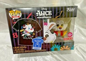 Funko POP Tee! Alice in Wonderland Rabbit Flocked Target Exclusive M, L, XL, 2XL - Picture 1 of 10