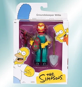 The Simpsons Actionfigures "Hausmeister Wilie" (Wave 1) von Jakks - Picture 1 of 6