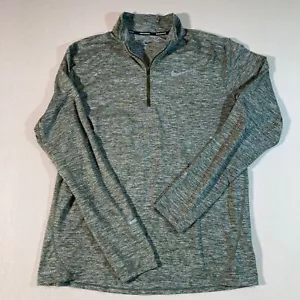 Pullover Nike 1/4 Cremallera Para Mujer XL Verde Oliva Tinte Espacial Correr Caminar Dri Fit - Imagen 1 de 9
