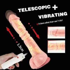 Thrusting Dildo Vibrator G-spot Stimulator Massager Orgasm Masturbation Sex Toys - Picture 1 of 5