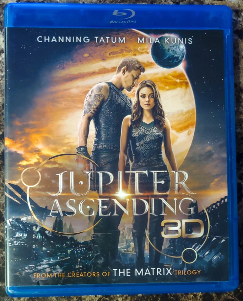 Jupiter Ascending (Blu-ray + 3D + DVD, 2015, 3-Disc Set) Channing Tatum - Image 1 of 1