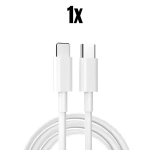 USB Type C Fast Charger Power Adapter Cable 3/6Ft For iPhone 14 13 12 11 XS XR 8 - Picture 1 of 14