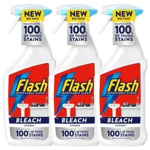 Flash Spray Con Candeggina, 3 x 800 ml - Foto 1 di 1