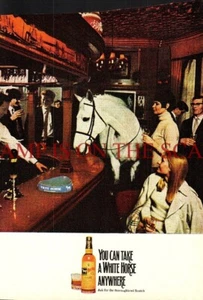 1967 WHITE HORSE Scotch Whisky Drinks ADVERT (3) Vintage Print Ad 703/02 - Picture 1 of 1