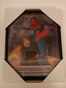 Marvel Spider-Man Responsibility Inspirational Art Print 8 x 10 Framed Art Print - Picture 1 of 3