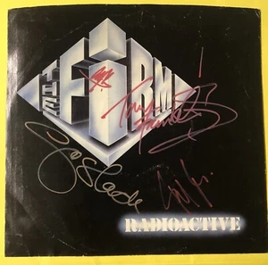 THE FIRM AUTOGRAPH 45 RECORD JIMMY PAGE PAUL ROGERS LED ZEPPELIN BAD COMPANY COA - Picture 1 of 13