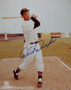 WALT DROPO-Chicago White Sox-foto autografata 8x10-Rookie dell'anno 1950 - Foto 1 di 1