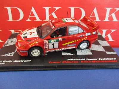 Die cast 1/43 Modellino Auto Mitsubishi Lancer Evo V Rally Australia 1998 Makine - Immagine 1 di 4