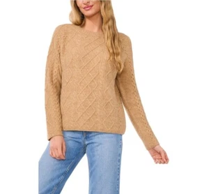 Vince Camuto Women's Warm Cozy Pullover Crew Neck Cable Sweater XL - Picture 1 of 3