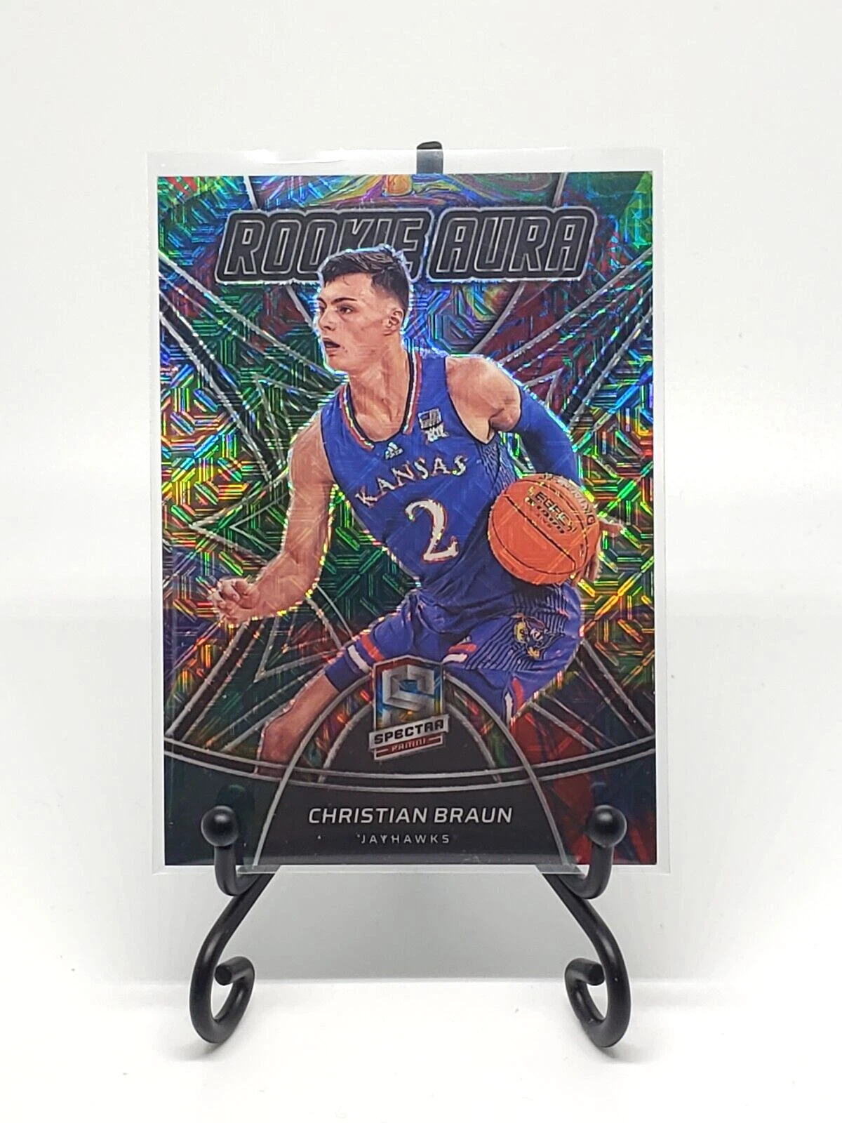 Christian Braun 2022-23 Panini Chronicles Draft Picks Spectra #6 Meta #/25