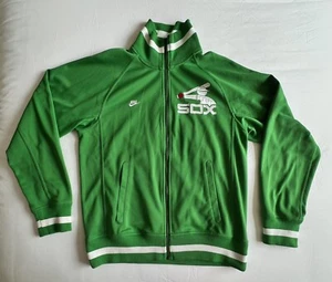 Rare Green Nike Jacket Chicago White Sox Cooperstown Collection Men’s M MLB - Picture 1 of 9