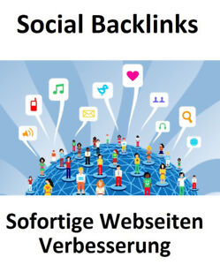 200 Social Backlinks + Sofortiger Effekt + SEO Mehr Webseiten Besucher Werbung
