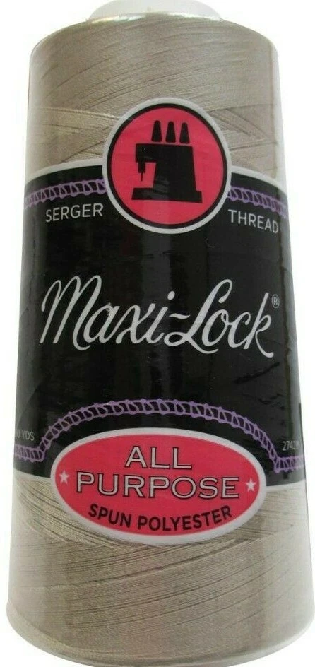 Maxi-Lock ~ Serger Thread - Beige, 3000 yd - Image 1 of 1