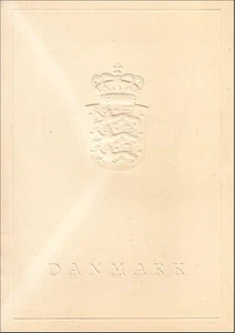 Denmark Dansk Scandinavian Danmark Mint MNH Stamp Set Folder 1963-1964 - Picture 1 of 2