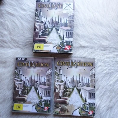 CIVILIZATION IV Game BOX Game CIVILIZATION Manual Turn Based Strategy Game PC - Image 1 of 4