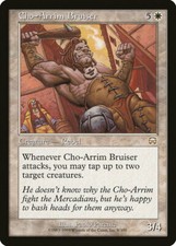 Magic MTG Tradingcard Mercadian Masques 1999 Cho-Arrim Bruiser 9/350