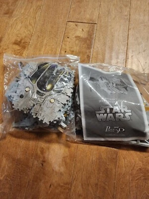 Puzz 3D Star Wars Anakin's Jedi Starfighter Puzzle Model 505 Pcs 2005 - Image 1 of 4