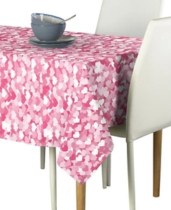 Pink Heartbeats Signature Tablecloth Assorted Sizes - Picture 1 of 1