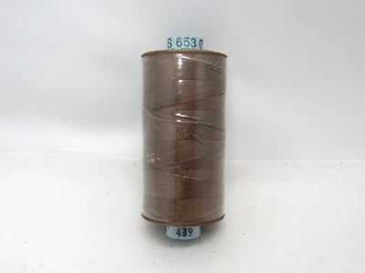 100% Silk Thread Dark Taupe 439 Gutermann Nm 45/3 NOS 495 Yards Spool 450 m - Image 1 of 4