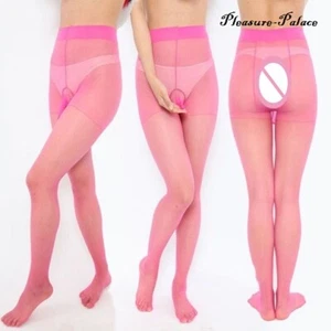 PANTIMEDIAS Sexy ROSA Para Hombre Ligero Bebé ~ Medias Transparentes con Bolsa para Pene - Imagen 1 de 1