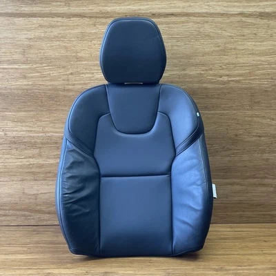 Cojín superior del asiento delantero izquierdo Volvo S60 2019-2025 con reposacabezas negro OEM Foto 1 de 4