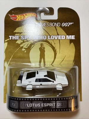 HOT WHEELS RETRO ENTRETENIMIENTO JAMES BOND 007 ESPÍA QUE ME AMÓ LOTUS ESPRIT SUB Foto 1 de 4
