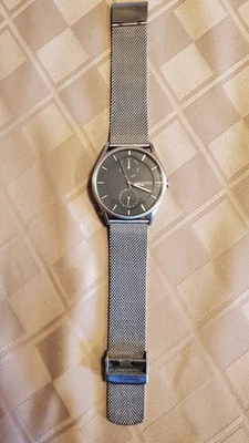 Skagen Denmark Mens Watch SKW6383 Stainless Steel Mesh Band. New Battery. - Image 1 of 4