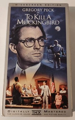 To Kill a Mockingbird VHS 1998 (1962 Film) Widescreen Black & White Universal - Image 1 of 4