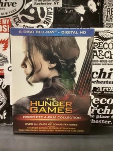 The Hunger Games: Complete 4 Film Collection (Blu-ray, 6-Disc, 2016) NEW Sealed - Picture 1 of 2