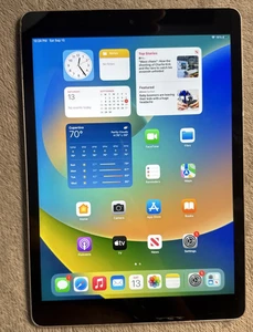 Solo WiFi Apple iPad 9a Generazione 64GB Argento MK2L3LL/A #02 LEGGI* - Foto 1 di 9