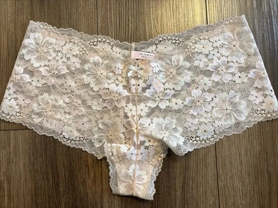 Victoria's Secret Panties Boyshort Shortie Body by Victoria Nude Pink Large NWT - Image 1 of 4