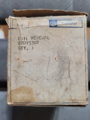 GE 22D153G2 Magnetic Contactor Coil 110V60CY92V50CY, Damaged - Image 1 of 4