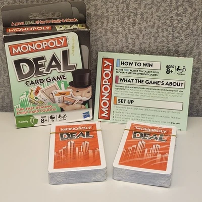 SEALED Parker Brothers "Monopoly Deal" Card Game for 2-5 Players Ages 8+ - Image 1 of 3