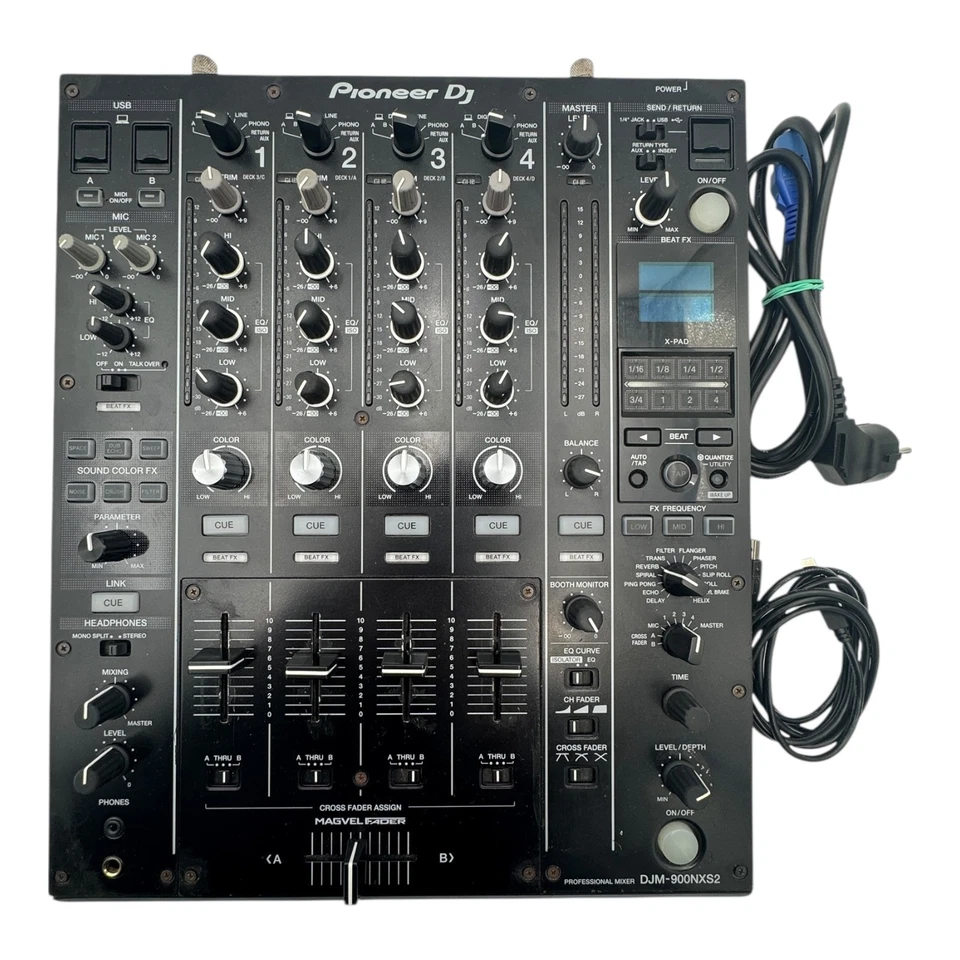 Pioneer DJM-900NXS2 4-Kanal Club DJ Mixer FX USB LAN Pro Audio gebraucht - Bild 1 von 4