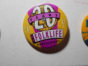 2-1/4" 1991 Teilnehmer Northwest Folklife Festival Pinback Button - Bild 1 von 1