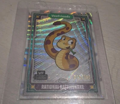 2025 Topps Chrome Veefriends rational rattlesnake 12/160 NUMBERED  - Image 1 of 4