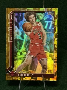 2025-26 Topps Basketball - Josh Giddey #35 Gold 25/50 - SP.  KOSTENLOSER VERSAND! - Bild 1 von 6