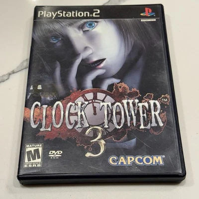 Clock Tower 3 (PlayStation 2 PS2, 2003 Capcom) No Manual TESTED - Image 1 of 4