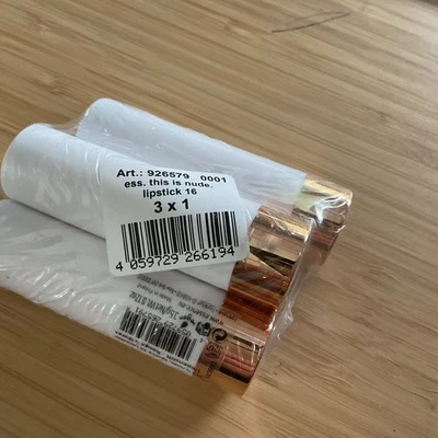 essence This is nude. Lipstick 16 - 0.12 oz Sealed Pack Of 3 - Image 1 of 3