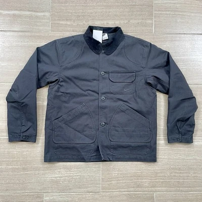 Abrigo de granero para hombre talla M Nike Life forrado en franela antracita peso pesado nuevo con etiquetas Foto 1 de 4