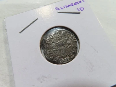 Centavo de plata martillado B105 Gran Bretaña Eduardo I Longshanks (1272-1307) Foto 1 de 2