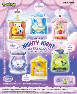Re-Ment Pokémon NIGHTY NIGHT Collection Mini Figure Blind Box - Picture 1 of 11