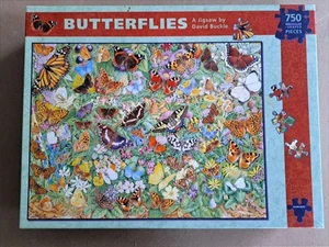 DAVID SCHNALLE: SCHMETTERLINGE: 750 TEILE PUZZLE GARANTIERT VOLLSTÄNDIG - Bild 1 von 2