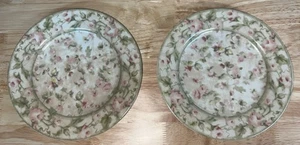 Juego de 2 2 platos de ensalada pequeños Fifth Cheri Blum Savannah beige rosa 8 3/4" - Imagen 1 de 3
