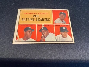 1961 TOPPS #42 A.L. BATTING LEADERS!! MINOSO!! SKOWRON!! $1 SHIPPING!! - Picture 1 of 2