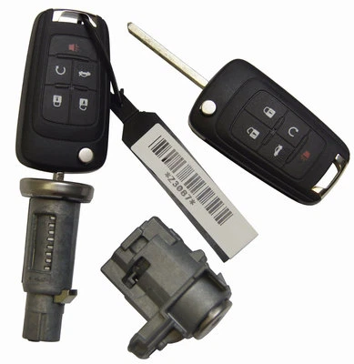 2011-2017 Buick LaCrosse Regal Verano Key FOBs Door/Ignition Locks New 23138170 - Image 1 of 4