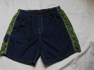 Men's J.G HOOK Swim Trunks Board Shorts SIZE XL - NAVY BLUE - Picture 1 of 3