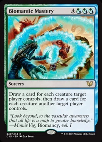 Biomantic Mastery ~ Moderately Played Commander 2015 MTG Magic UltimateMTG Multi - Image 1 of 1